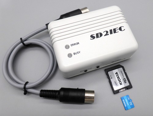 Sd2iec per commodore - in, +