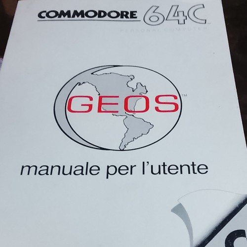 Commodore 64c geos manuale - manuale, per